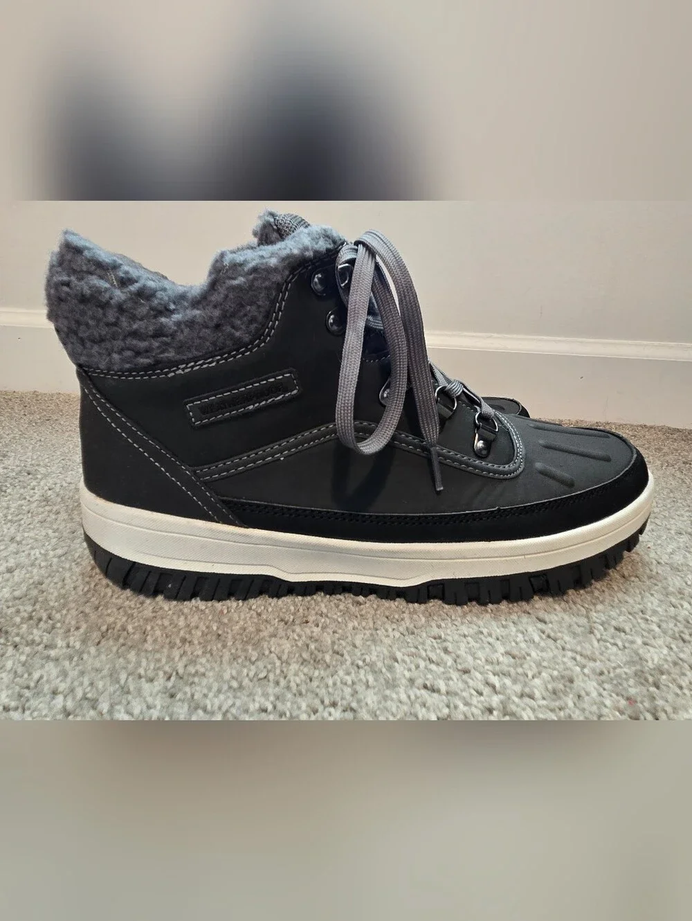 Men's Weatherproof Slope Sneaker Boots - Gray - Size 10